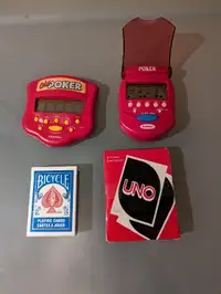 2 Poker Games 2 Playing Cards $6 for All