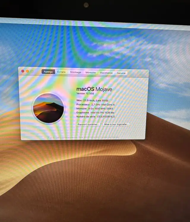 Apple iMac Core i5 RAM 8G DISK 1To LATE 2013 in Desktop Computers in City of Montréal - Image 4