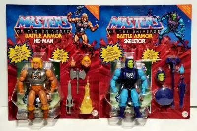 Masters of the Universe Origins Battle Armor He-Man & Skeletor, View more