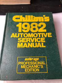 CHILTON 1976 - 1982 MOTOR AGE PROFESSIONAL MECHANIC EDIT  #M1168