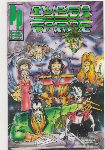 Stories by Don Chin. Art by Bob Hanon and Bill Maus. Cover by Bill Maus. Another superhero spoof by...