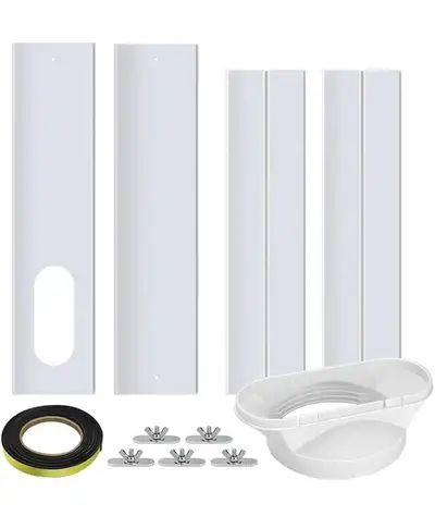SyangKaitian Portable Air Conditioner Window Kit,Sliding Door Air Conditioner Kit Portable Air Condi...