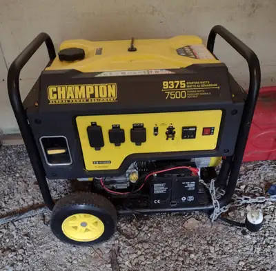 7500 Watt Champion Generator., View more