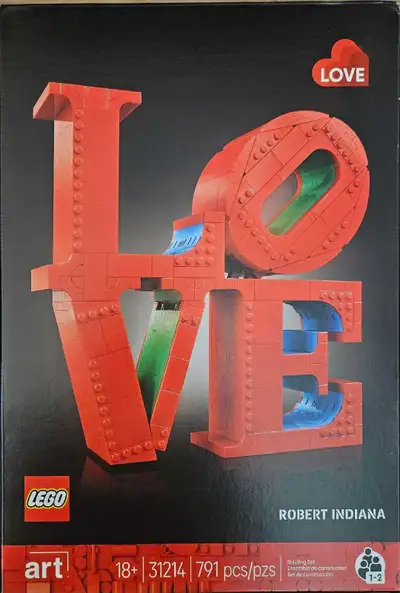 LEGO Art Robert Indiana LOVE Sculpture Building Set, View more