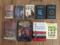 Fantasy and sci-fi books - Tolkien, Octavia Butler, Stephen King