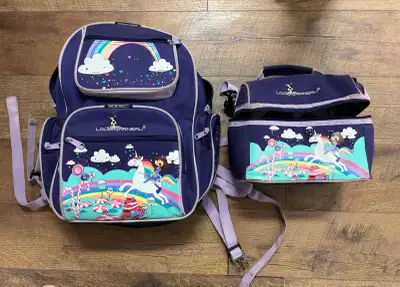 In good condition and have been well-maintained. The set includes a spacious main backpack compartme...