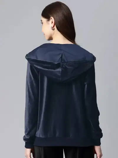 Marks & Spencer Dark Blue Women's Hoodie US size M, Navy, View more