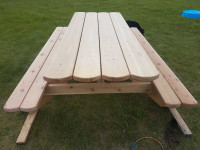 8 ft Cedar family picnic table