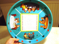 Card Game Illustrated Drink Serving Tray 14" Diameter