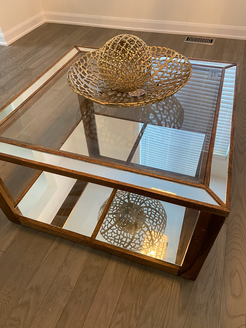 Square Luxury Glam Glass Top Coffee Table Coffee Tables Ottawa Kijiji