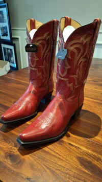 Shayanne, red womens size 11 cowboy boots