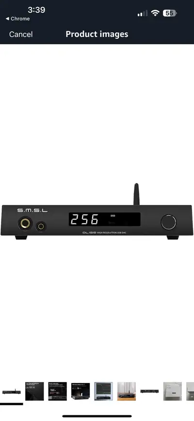 SMSL DL100 DAC & Headphone amplifier, View more