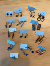 Artisan Pierced Earrings: 14 pairs