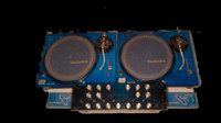 Complete DJ Turntable Package with DJ Mixer and Accessories