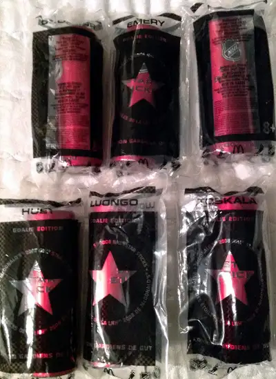 Set of 6 McDonalds 2008 NHL Star Sticks Goalie Edition, View more
