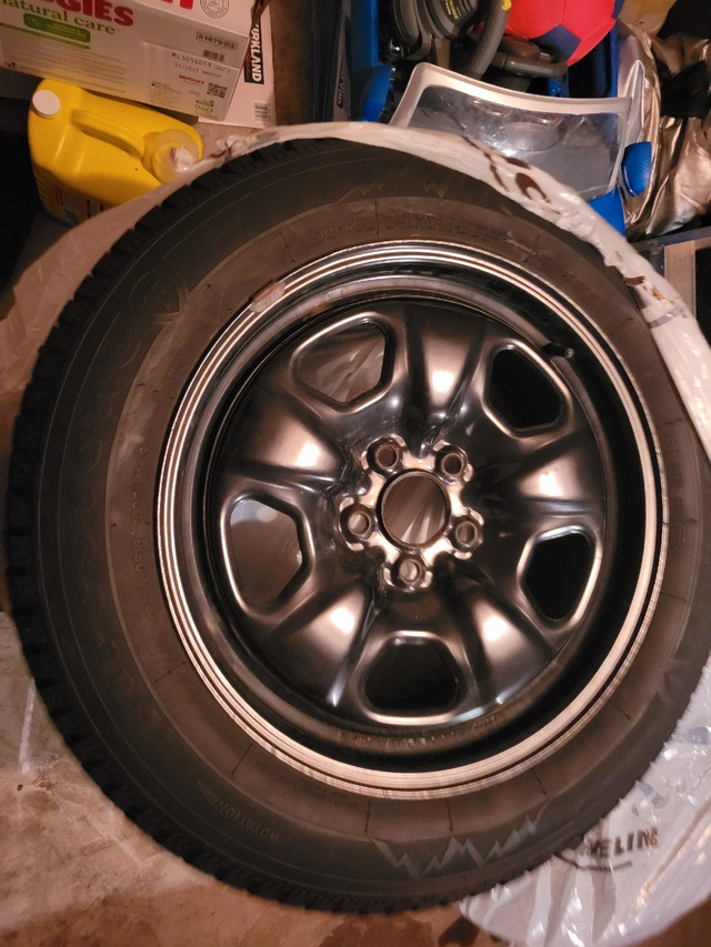 225 60 R18 winter tires with steel rims in Garage Sales in Mississauga / Peel Region - Image 2