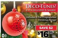 Deco Tunes 2-in-1 Bluetooth Speaker & Decoration