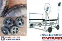 Travel-Ready Boat Lift with 4-Wheel Kit - Order Now!