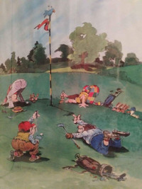 Sports (Golf) Wall Poster/Picture - Art By Gary Patterson