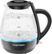 Rapid-Boil 1L Kettle with Removable Tea Infuser