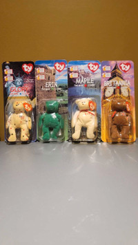 1999 McDonald's ty Beanie Babies complete set of 4 plus extra