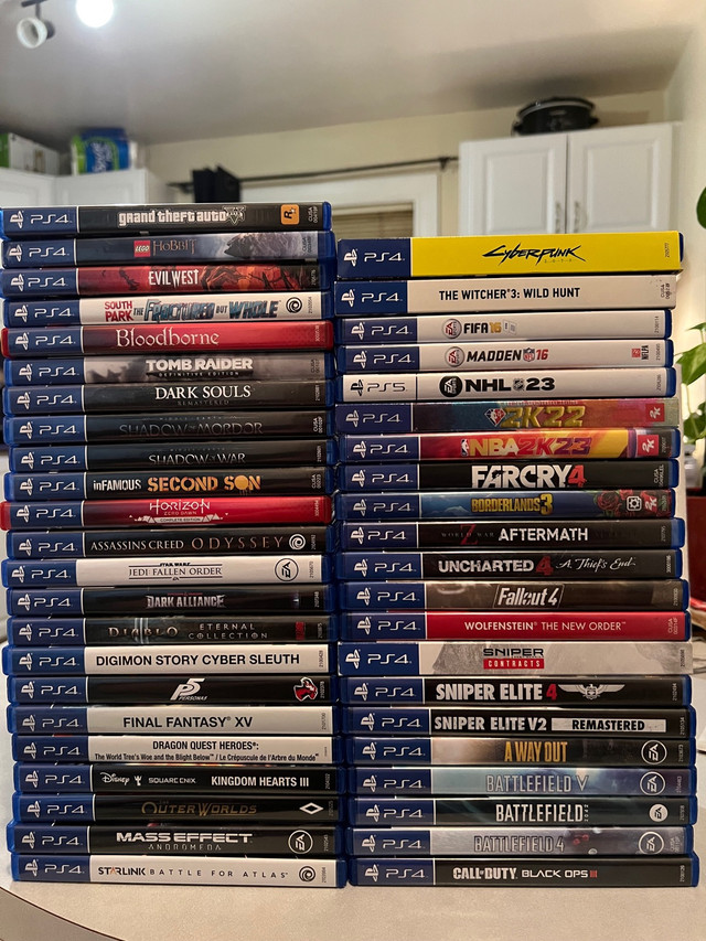 PS4 GAMES PS5 ALL MINT CONDITION  in Sony Playstation 4 in Winnipeg