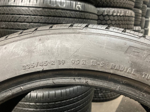 235/45R19 x2 USED RUNFLAT ALL SEASON TIRES CONTINENTAL ~80-85% in Tires & Rims in City of Toronto - Image 4