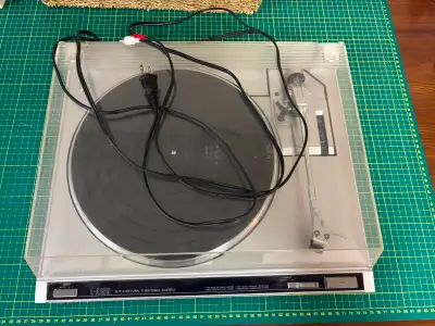 Stereo record turntable, View more