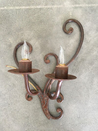 Authentic Mexico Candelabra Wall Sconce