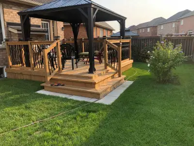 Deck, Fence, landscaping and more, View more