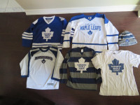 Boys Toronto Maple Leafs Jerseys, shirts and a toque