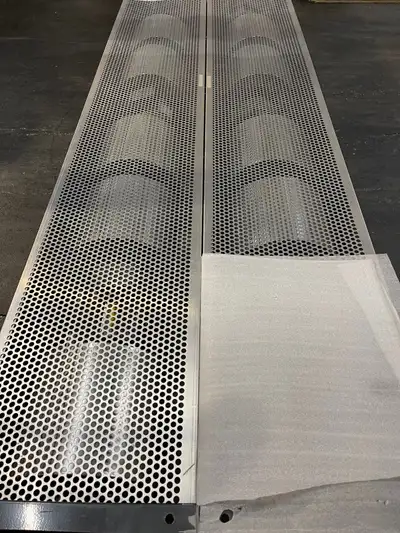 2 New TMI Medium Industrial 96” Air Curtains MIHP 96-3, View more