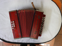 1920's Hohner 2 row Button Accordian