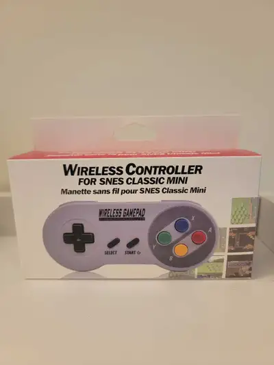 Get ready to level up your retro gaming experience with this wireless controller for the SNES Classi...
