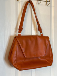 Matt & Nat Burnt Orange Vegan Leather Shoulder Purse/Bag