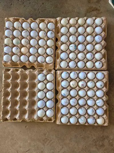 Golf balls perfect to hit into the field or range 100 for $45 , View more