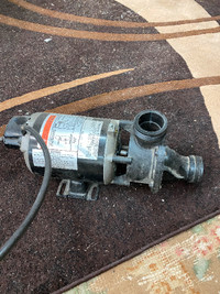 Pump and motor for hot tub or outdoor ponds!  3/4 HP, 120 Volt