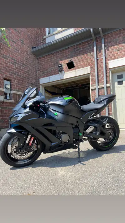 2016 Kawasaki ZX-10R ABS – Only 9,000 km ✅ Full Titanium Arrow Exhaust to headers ✅ Stage 2 Flame Dy...