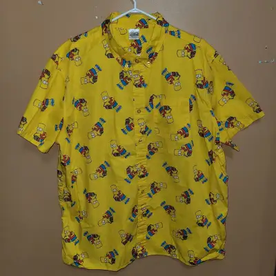 Bart Simpson NEVER worn 1990's button up shirt, View more