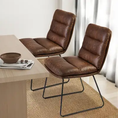 Steffen Upholstered Dining Chairs (Set of 2) · Homy Casa, View more