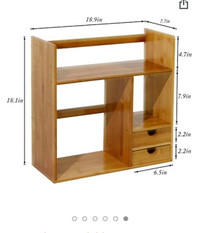 sogesfurniture Bamboo Stand Riser, Computer Display Increases