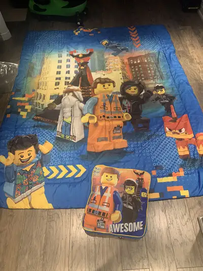 **Lego Comforter (twin) with Pillow**, View more
