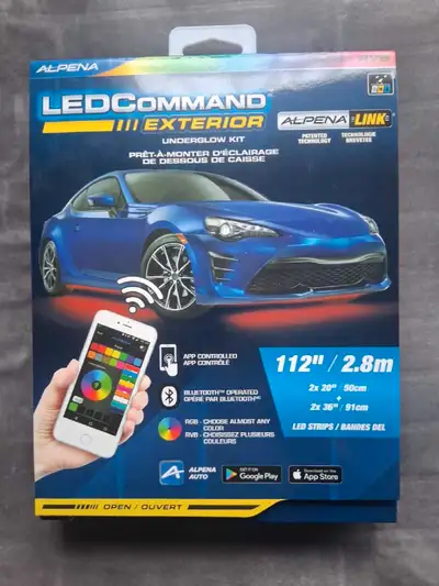 Brand New. Pick up In Airdrie, No delivery. The Alpena LED Command Exterior 112" RGB Light Strip Kit...