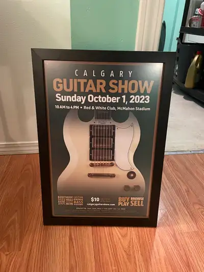 Guitar show commemorative poster, View more