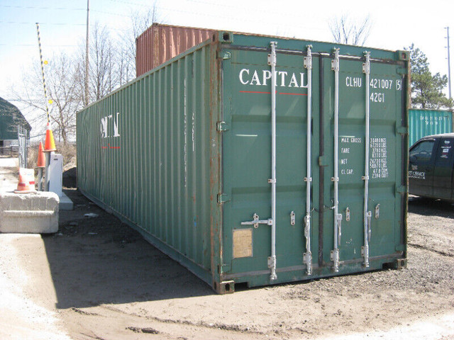 Used Steel Storage Containers / Sea Containers / Cargo Container dans Autres équipements commerciaux et industriels  à Ville de Montréal