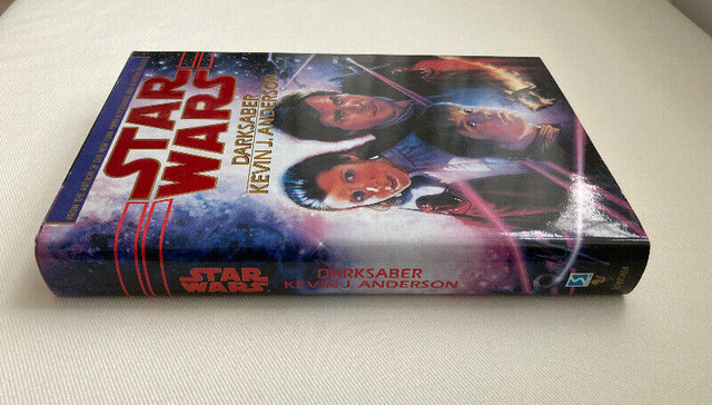Star Wars "Darksaber" (1995 Hardcover) - like new - $10 in Fiction in City of Halifax - Image 2