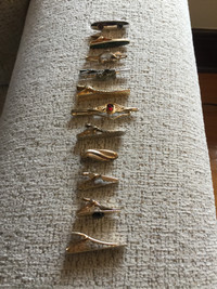 Vintage MENS TIE CLIPS-Various Designs MANY To Choose