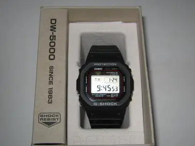 Casio G-Shock 5000-R Adult Digital Watch, made in 2024/25, this watch is made to reproduce the origi...