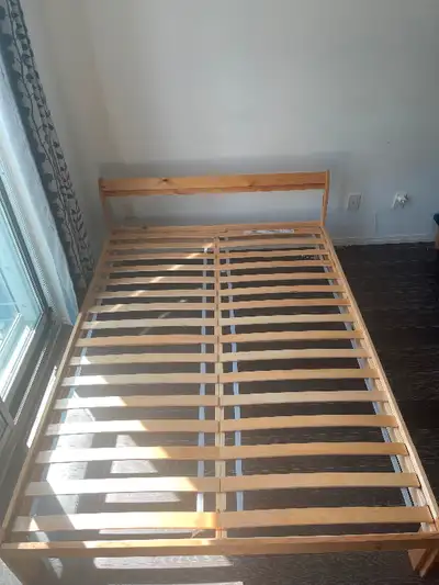 Mattress and bed frame. Price is $70 together for both.