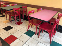 TABLES and CHAIRS - restaurant clearance sale!